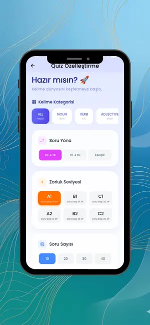İngilizce Kelimeler Testi screenshot 3