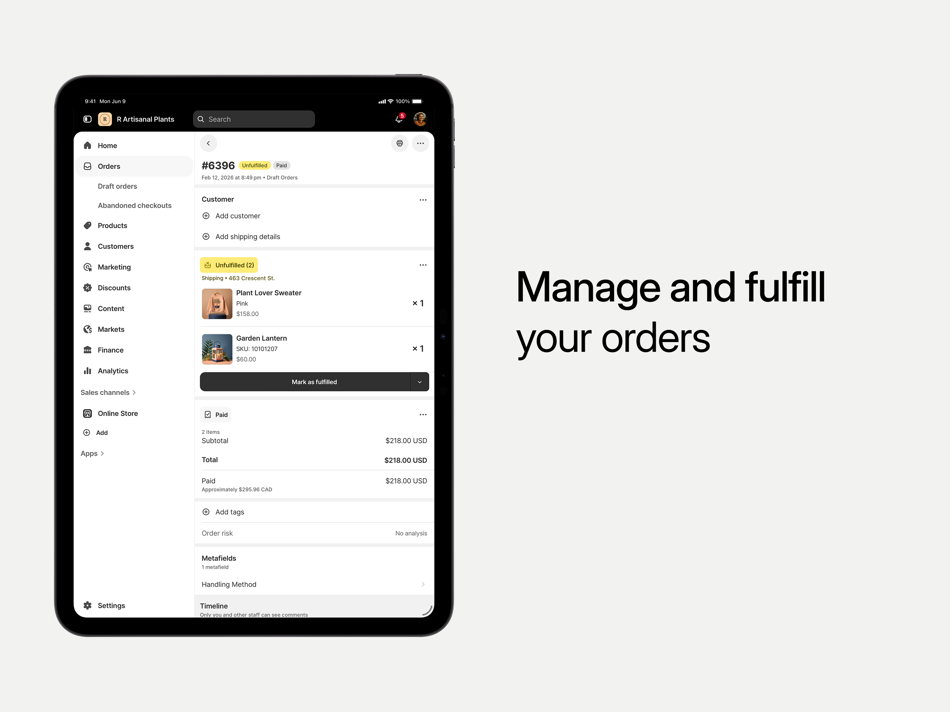 #6. Shopify: Sell online/in person (iOS) Door: Shopify Inc.