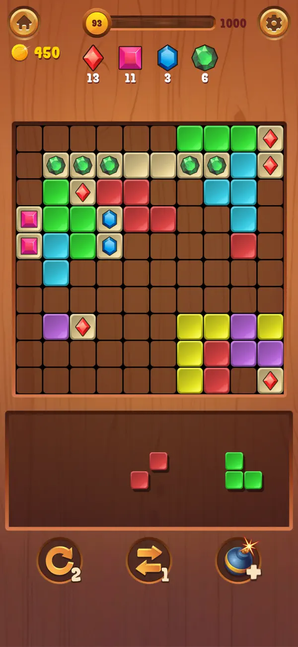 Screenshot #2 pour Wood Block Puzzle: train brain