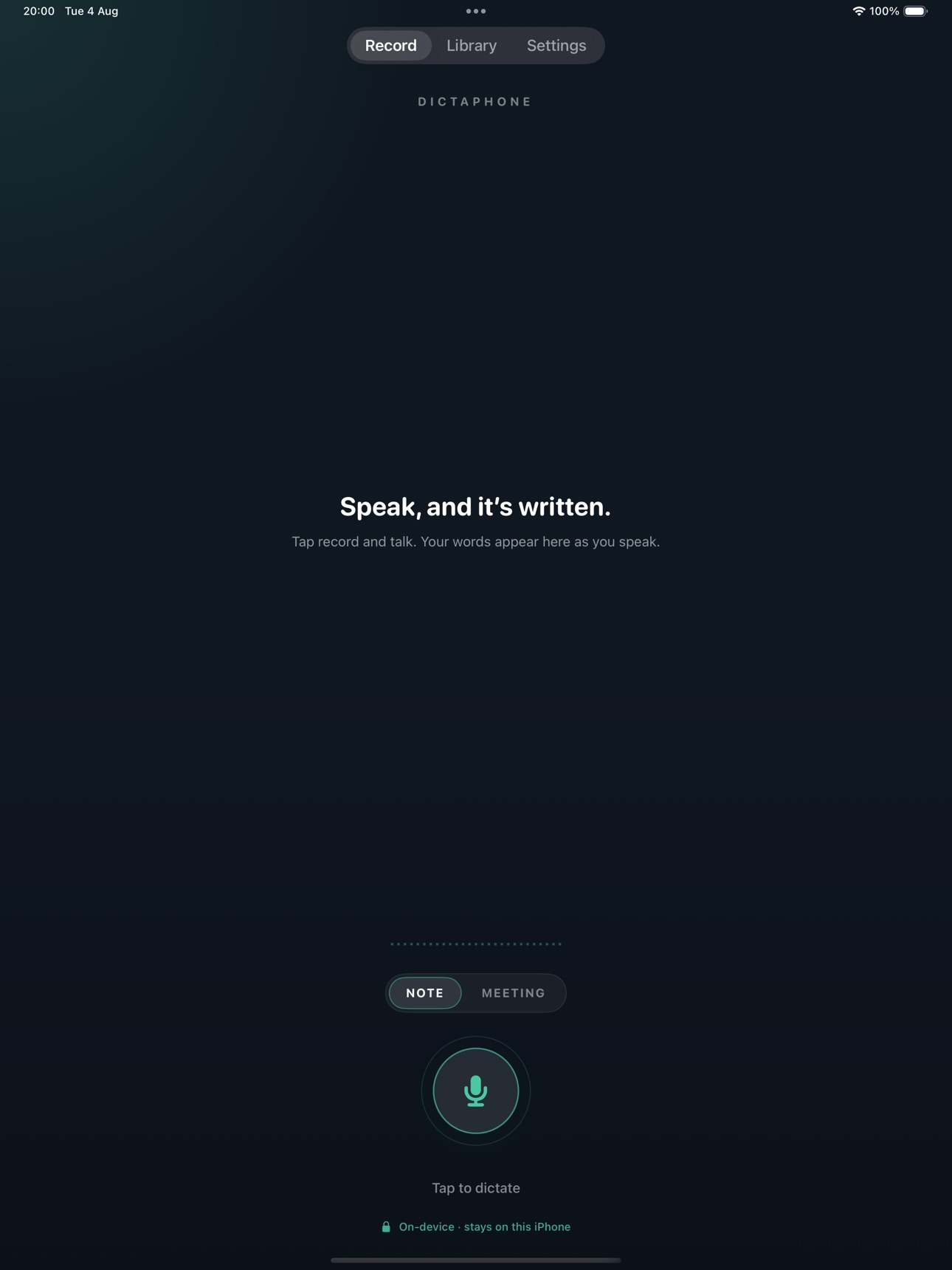 Screenshot 8 of Dictaphone by Amzu