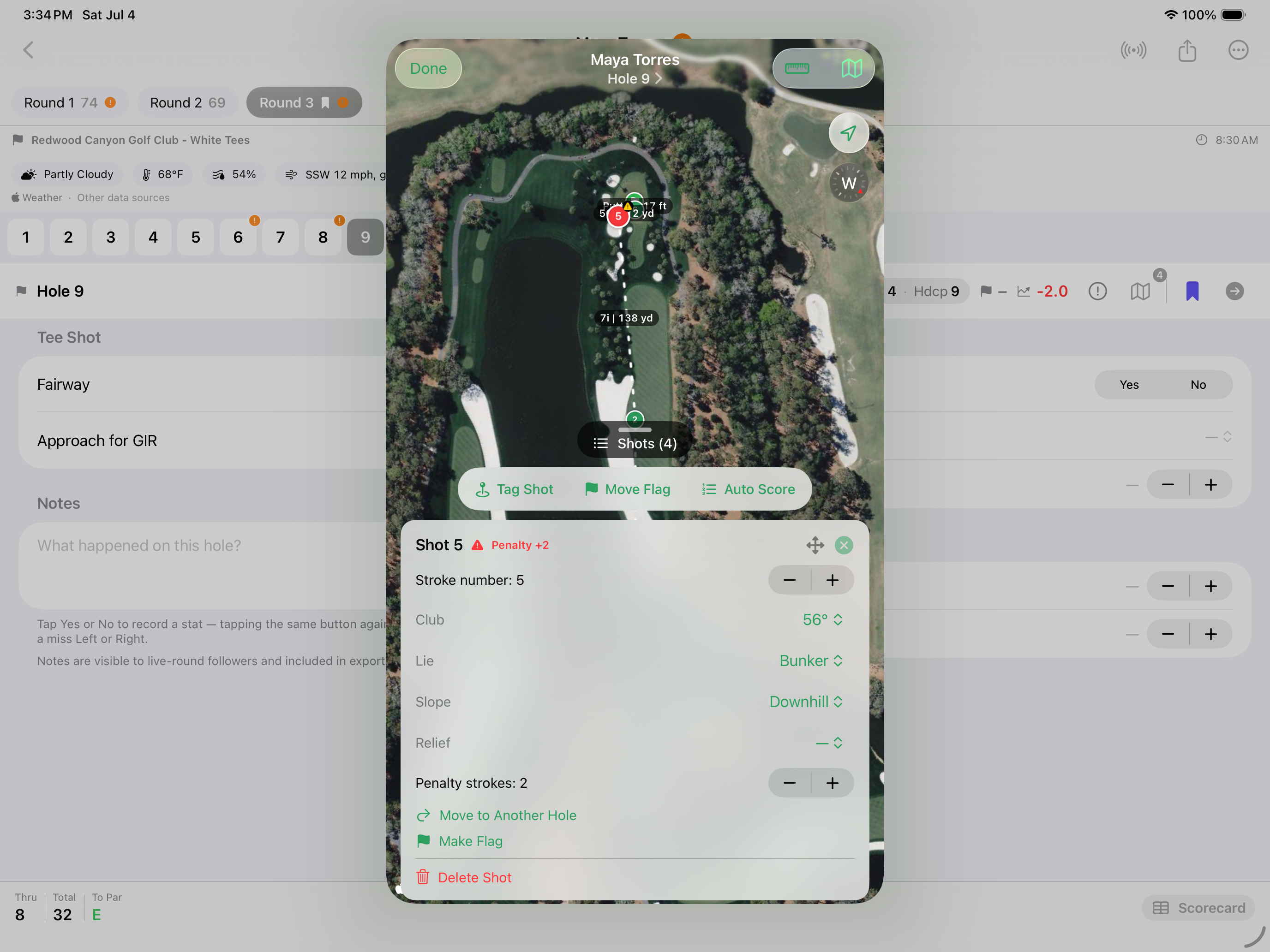 Golf Tournament Stats screenshot 12