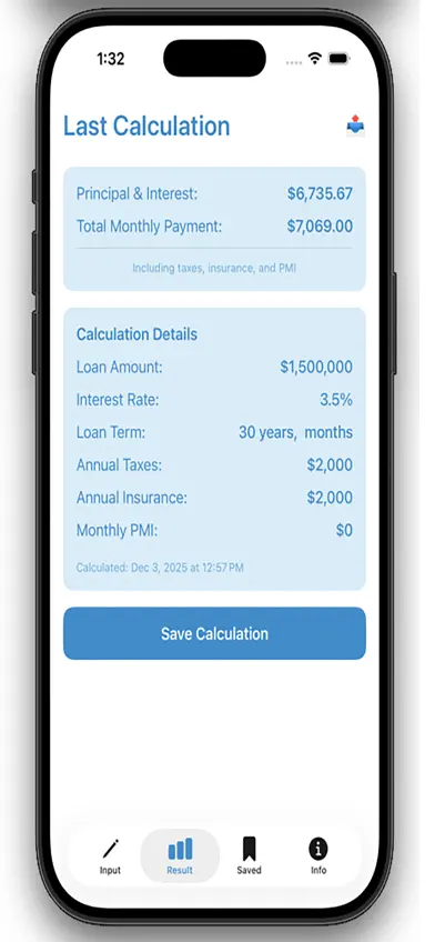 Your Mortgage Cal screenshot 2