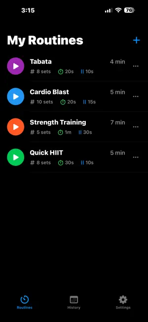 Interval Timer - HIIT | Tabata screenshot 2