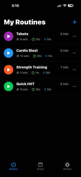 Interval Timer - HIIT | Tabata Screenshot 2 of 10