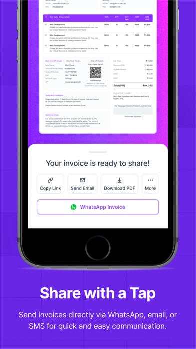 Refrens-Invoice maker,Bill App Screenshot