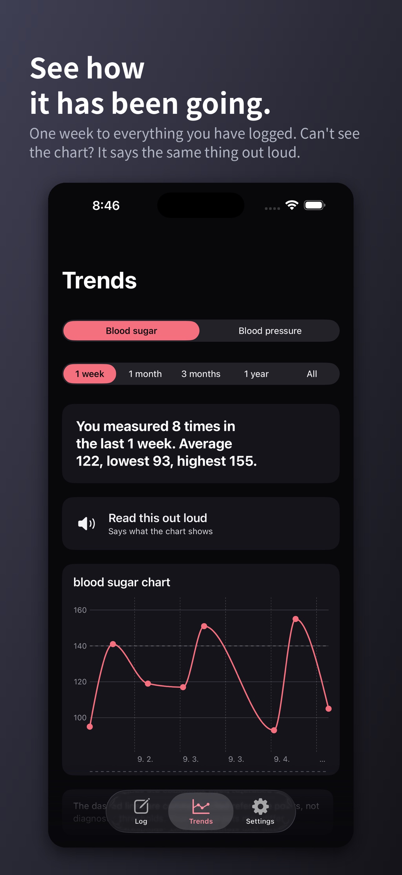 Screenshot 3 of B-Check: Blood Sugar by Voice
