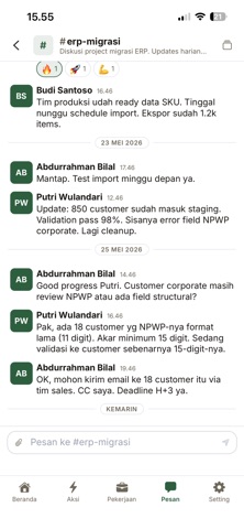 Akar Workspace screenshot