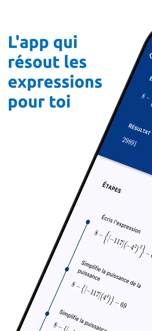 Screenshot #1 pour Résous Expressions