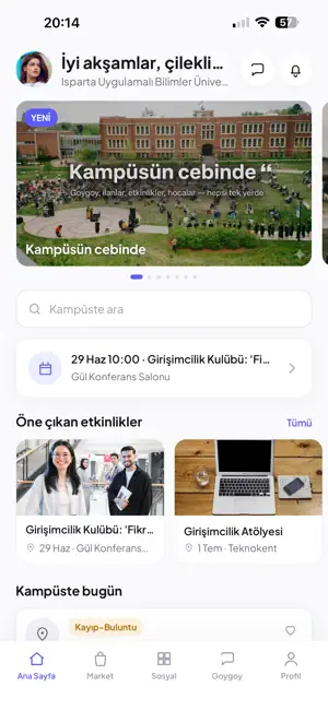 UniQampus screenshot 1