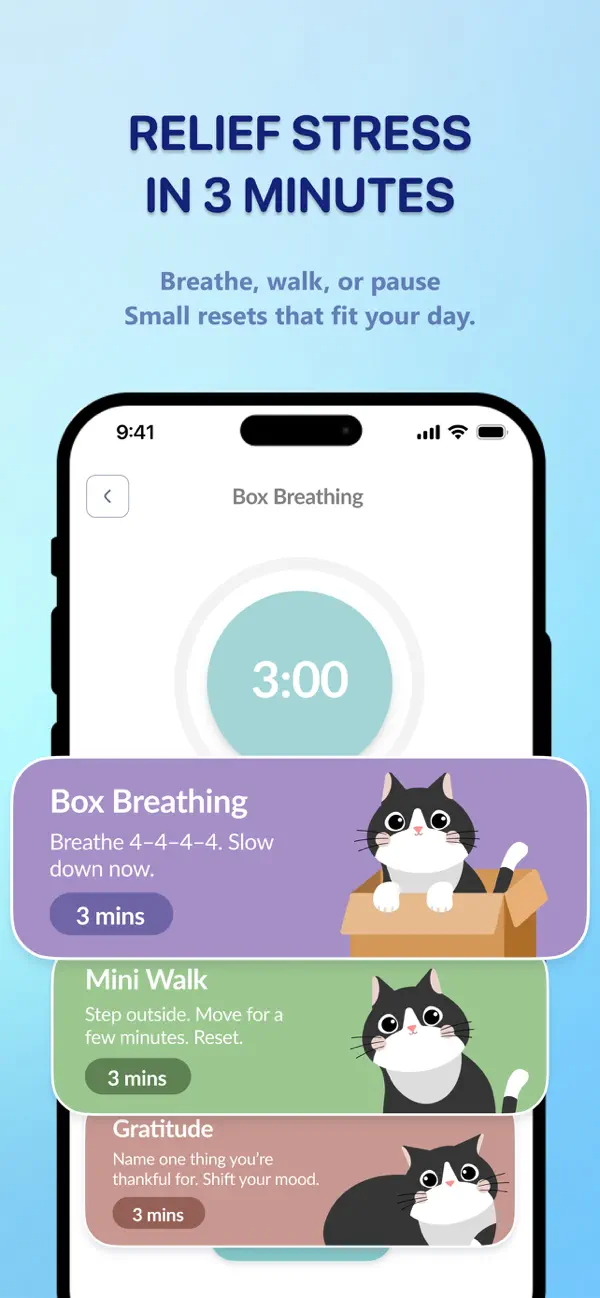 #2. Stress Cat: Monitor & Tracker (iOS) Von: VAN LY PHUC