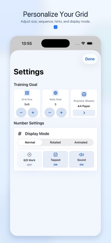 Schulte Table-Speed Reading! iPhone screenshot