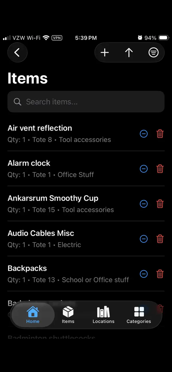#3. Household Storage (iOS) Ved: Khuong Le