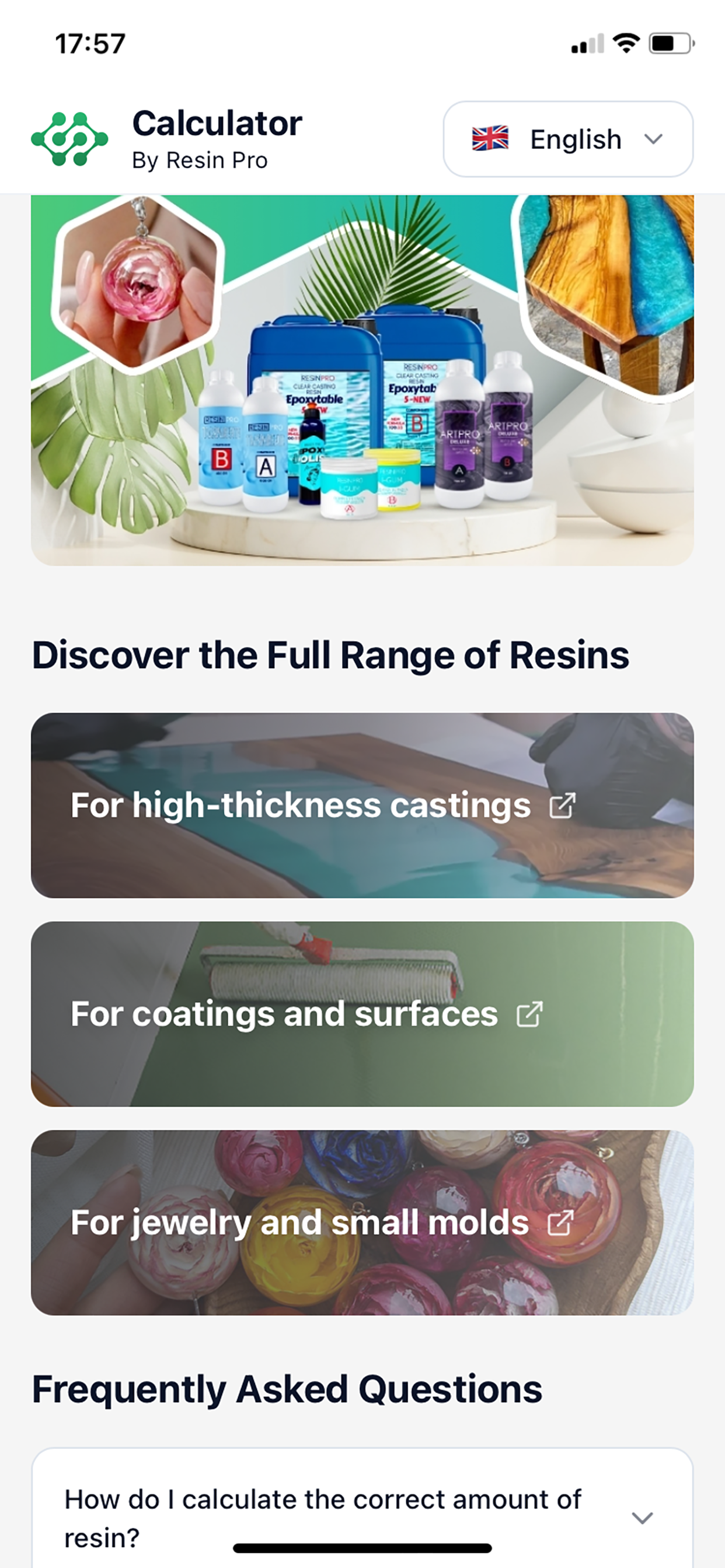 Resin Calculator by ResinPro