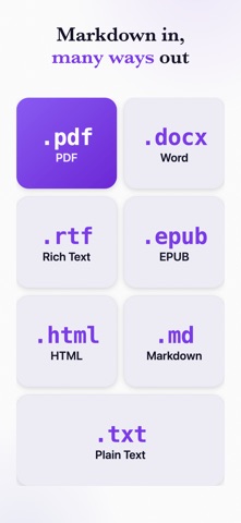 Markdown to PDF: Pro Editor screenshot
