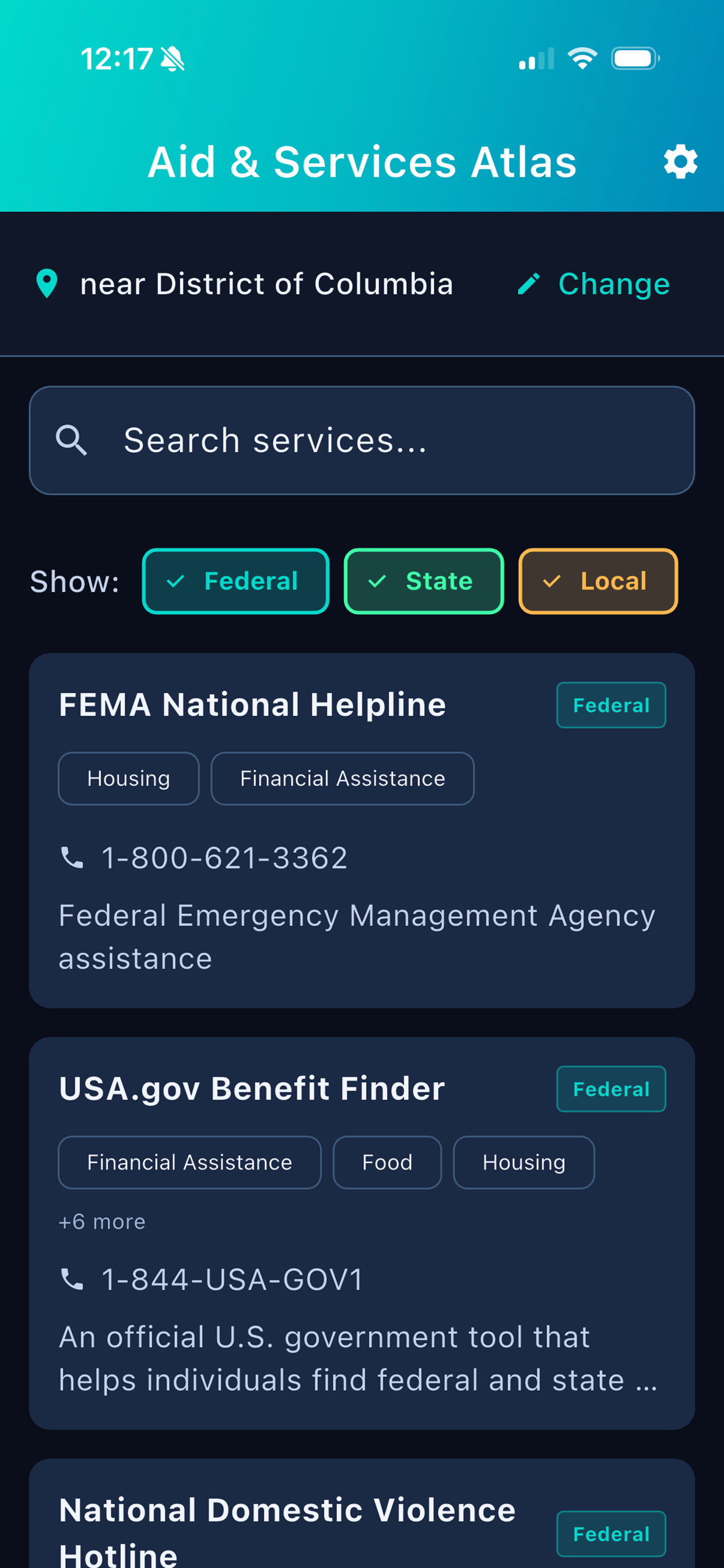 Aid & Service Atlas