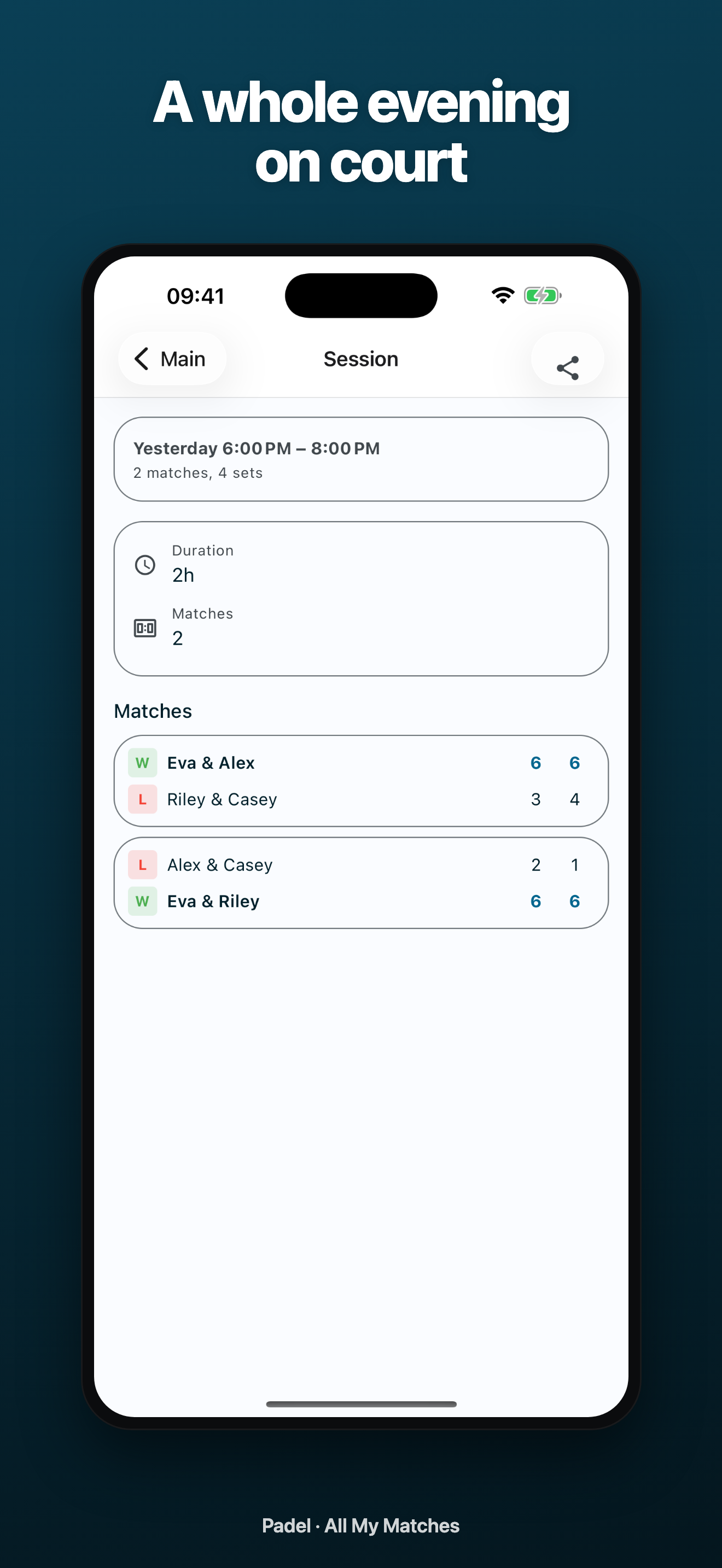 Padel - All My Matches screenshot 7