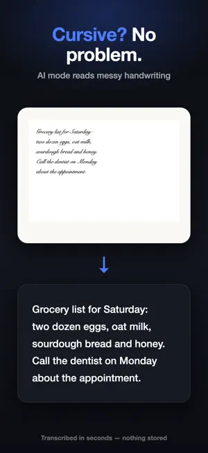 Unscribble Handwriting to Text screenshot 2