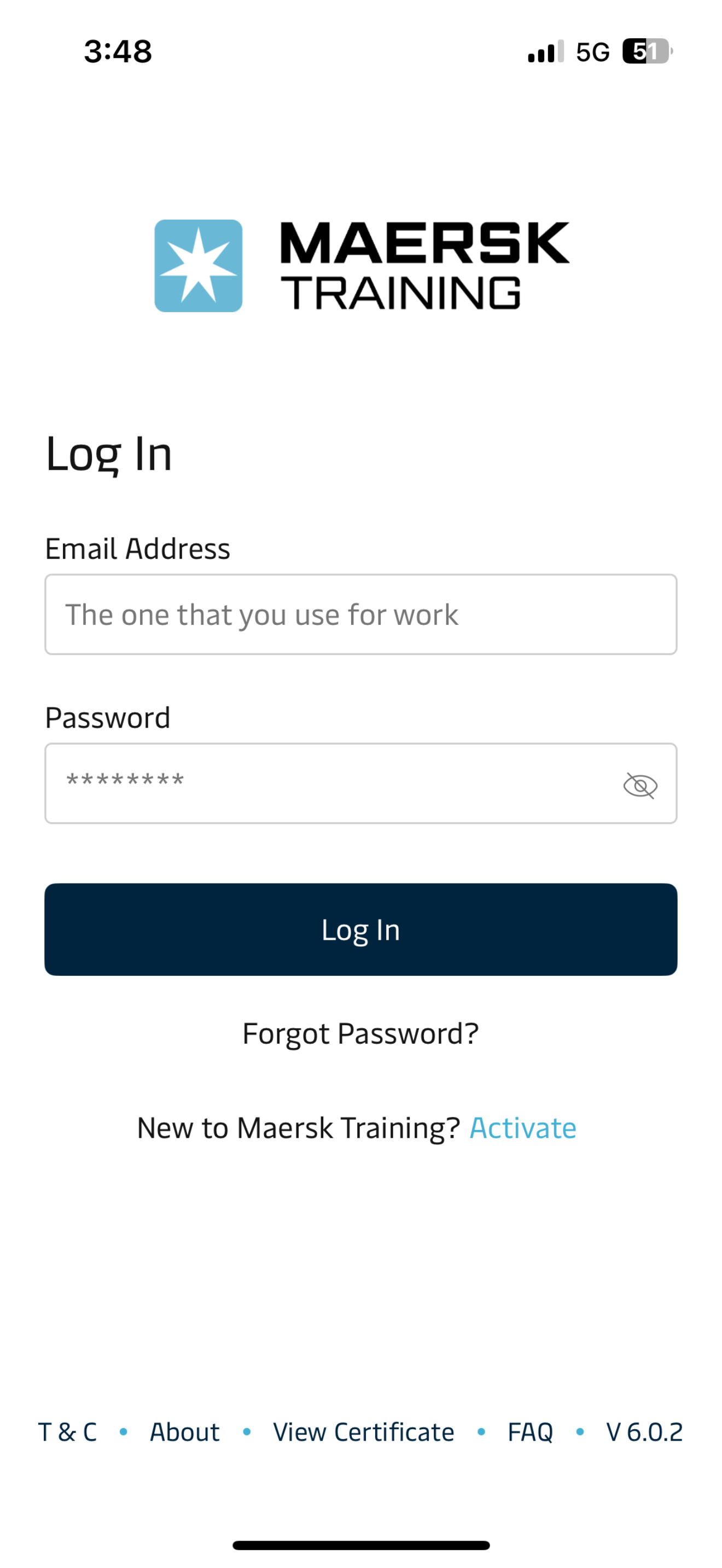 Maersk Training TMS