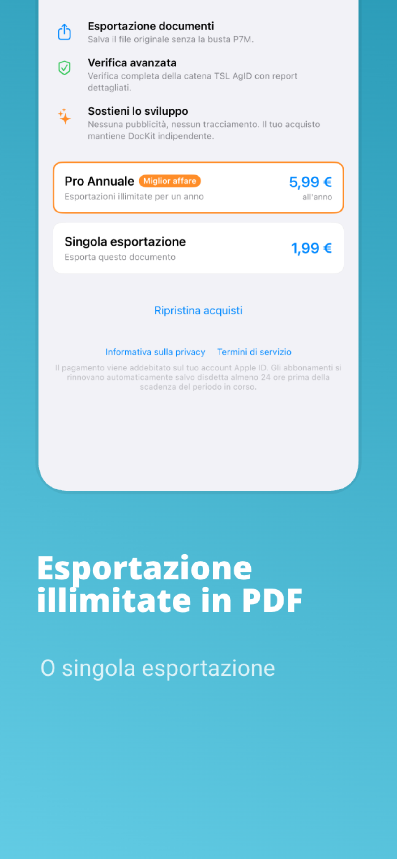 DocKit — Lettore P7M