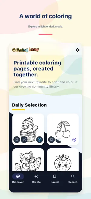 Print and Color: Coloring Land screenshot 1