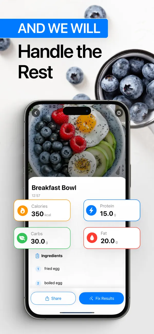Screenshot #3 pour FoodSight AI - Calorie Scanner