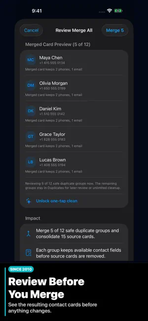 Contacts Duster - Cleaner screenshot 2