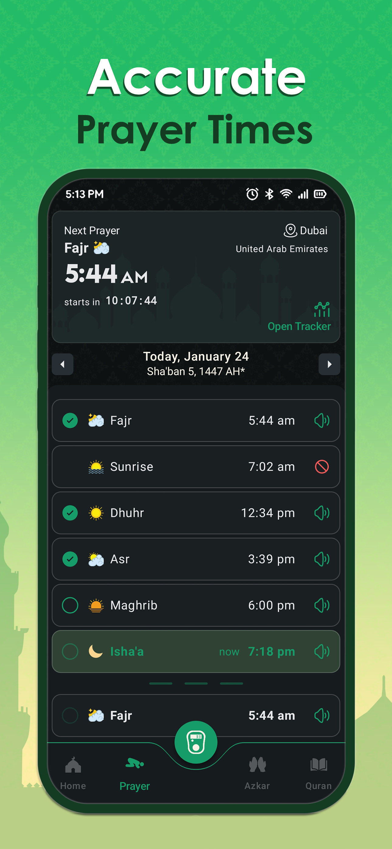 Muslimeen: Prayer Times, Quran