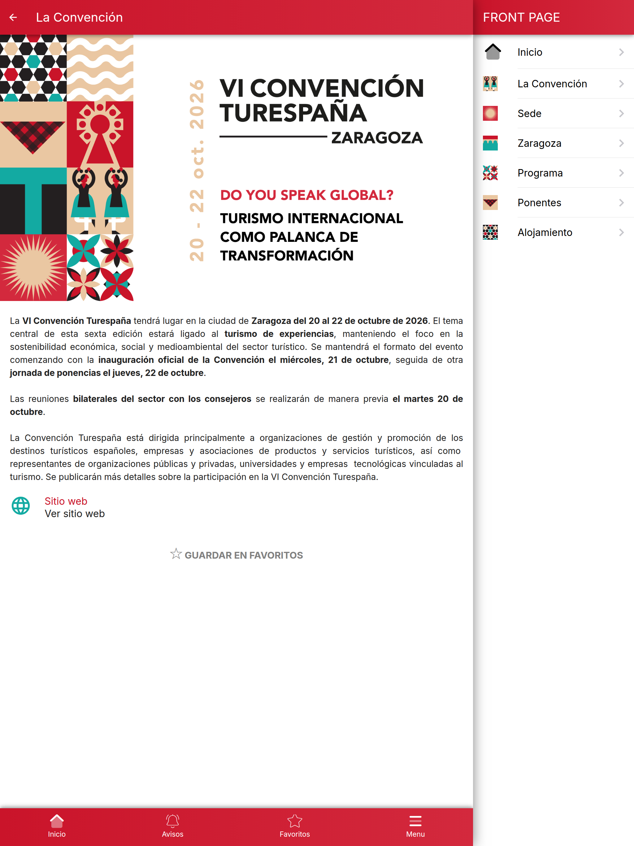 VI Convencion Turespana 2026 screenshot 7