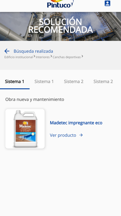 Soluciones Pintuco Screenshot