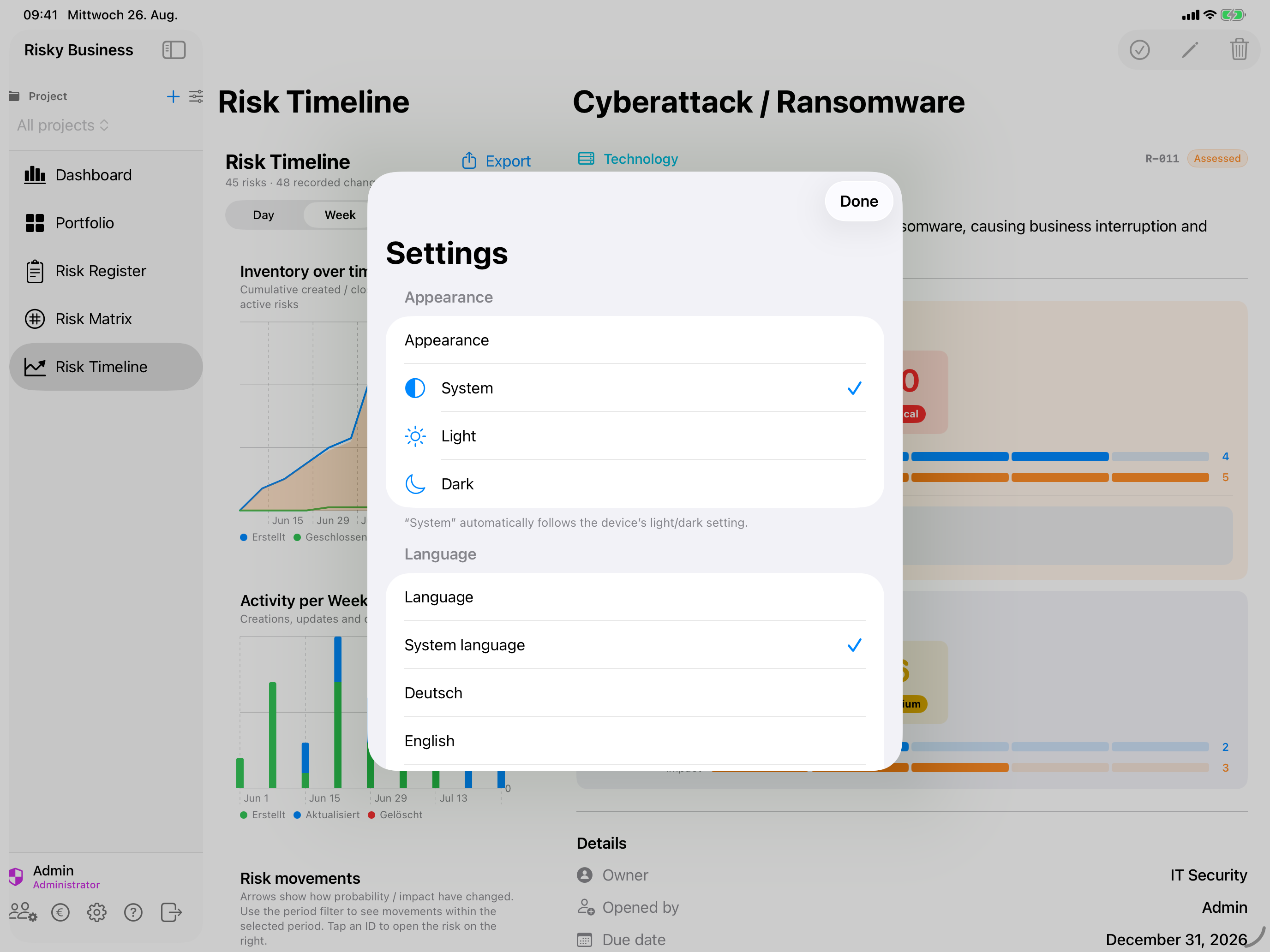 Risky Business App screenshot 12