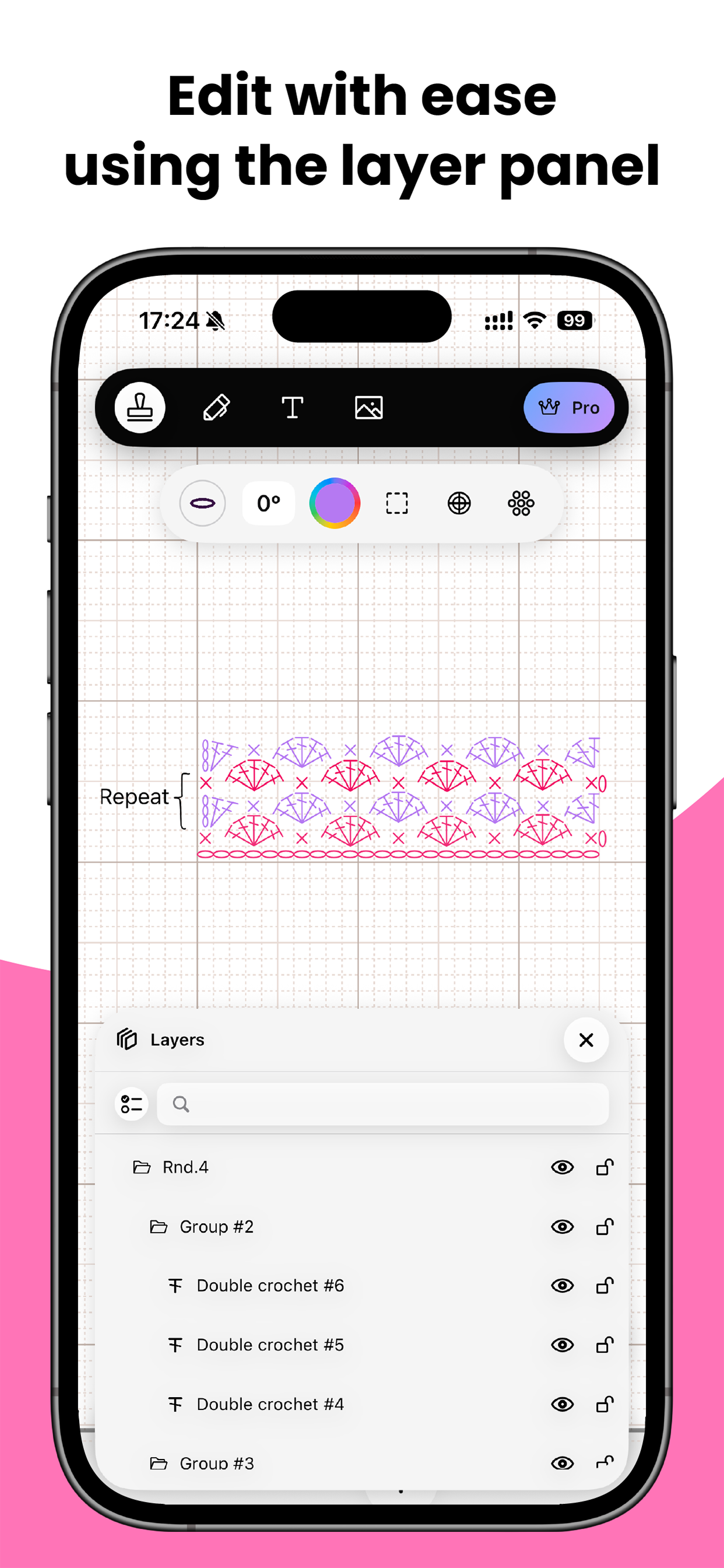 AMUU – Crochet Chart Maker screenshot 5