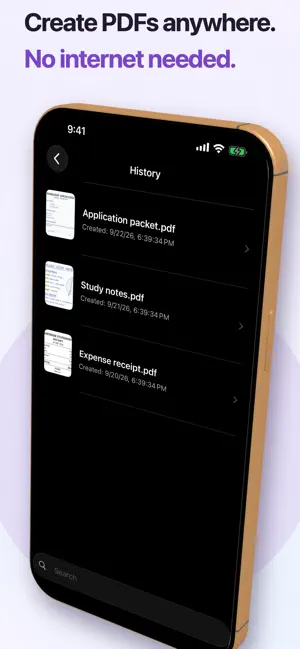 StitchPDF: Merge JPG to PDF screenshot 3