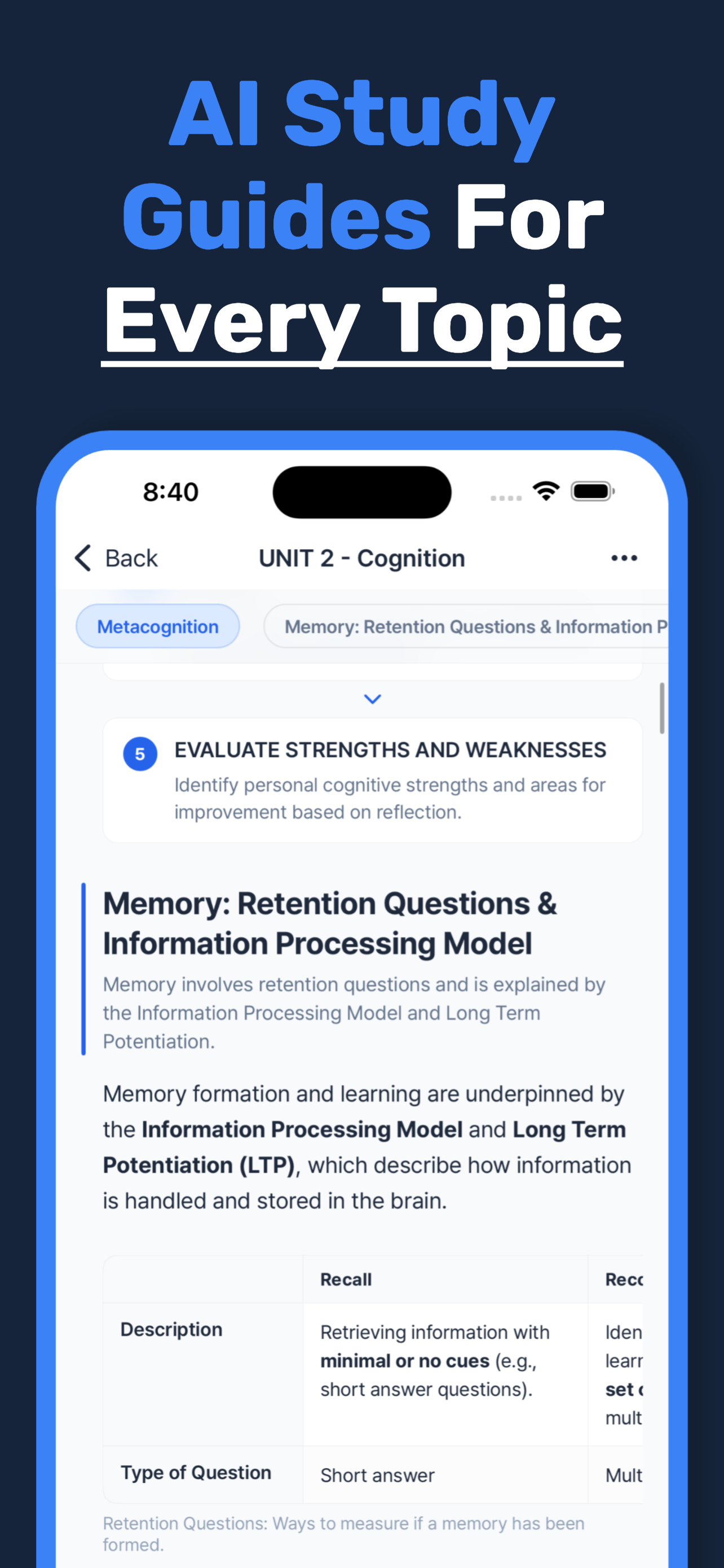 StudyLess: AI Flashcards