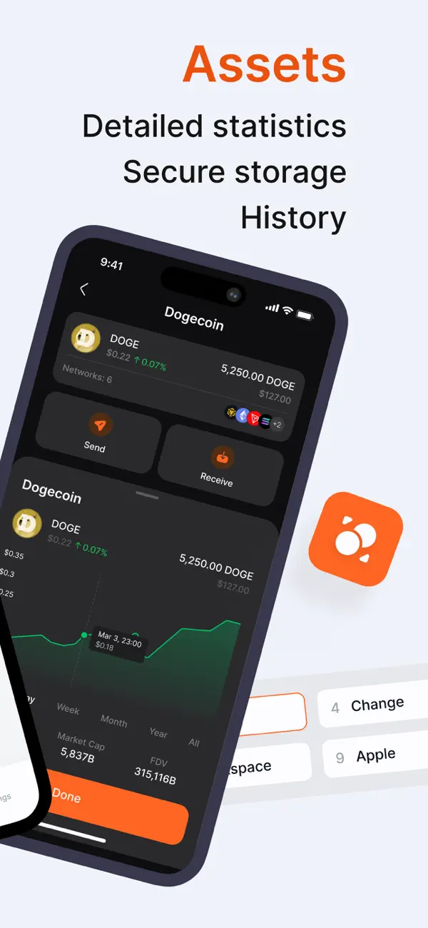 #2. React: Crypto Wallet (iOS) Tekijänä: REACT WALLET TECHNOLOGY LIMITED