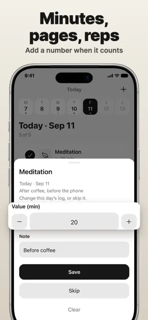 chek: Habit Tracker, Daily Log screenshot 4