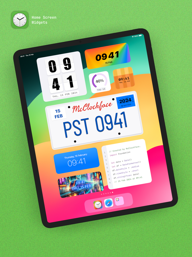 ‎McClockface – Flip Clock Screenshot