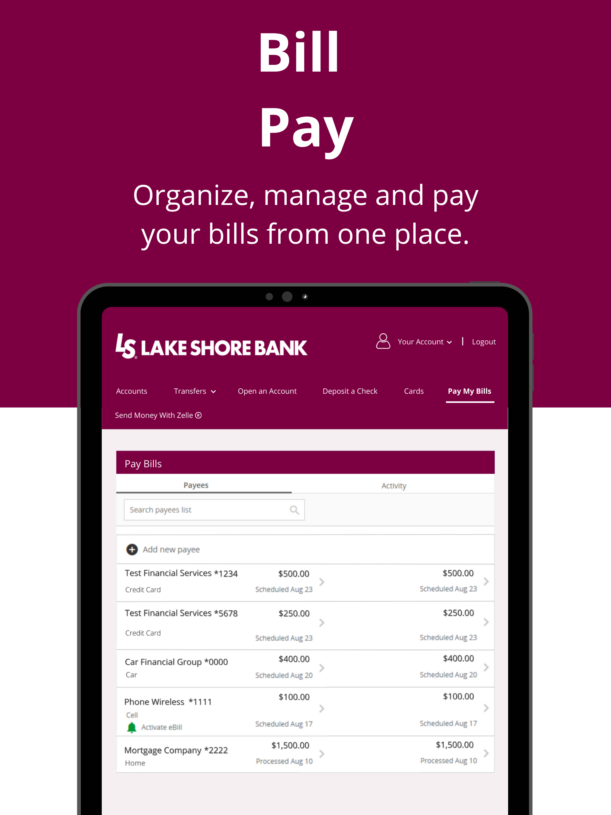 Lake Shore Bank Mobile screenshot 16