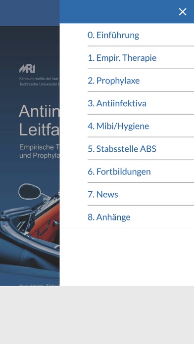 Antiinfektiva Leitfaden Screenshot