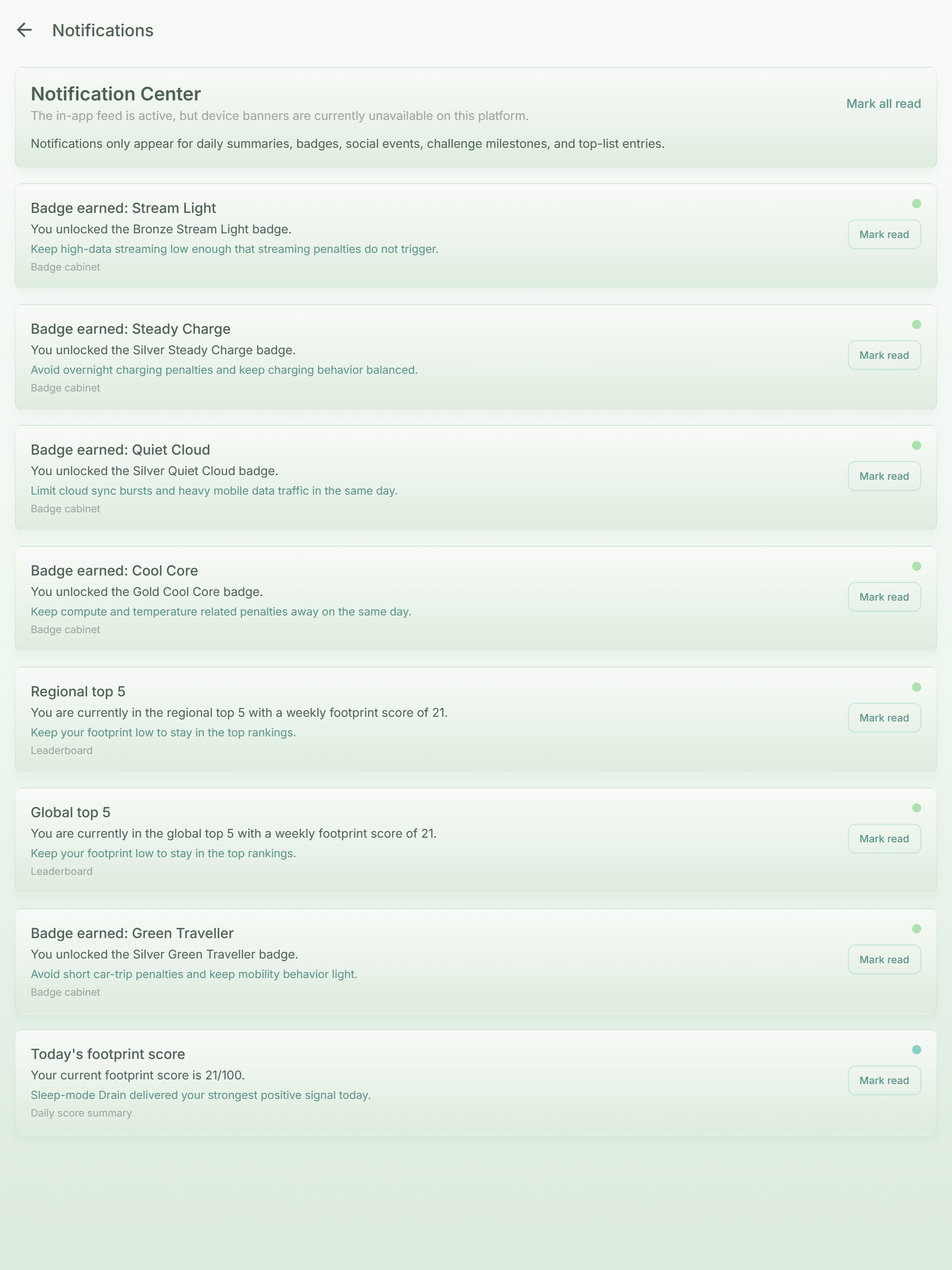 Digital Carbon Footprint Score screenshot 17