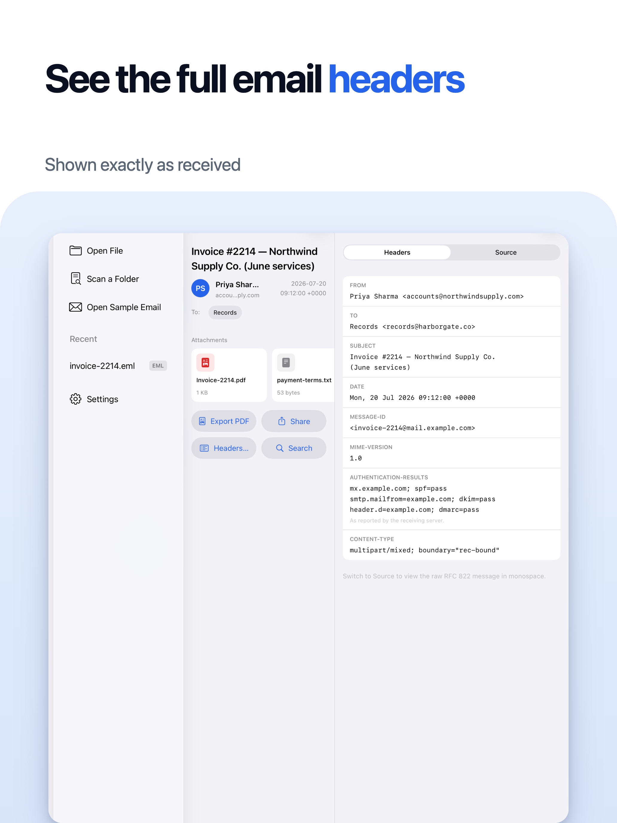 EML & MSG Email File Viewer screenshot 9