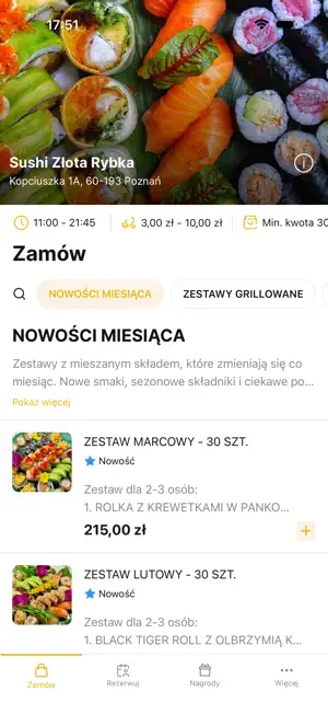 Sushi Złota Rybka screenshot 1