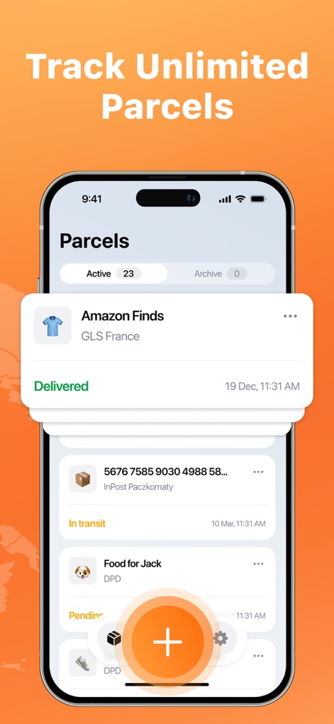 Tracko: Package Tracking App - Shopping App | MWM