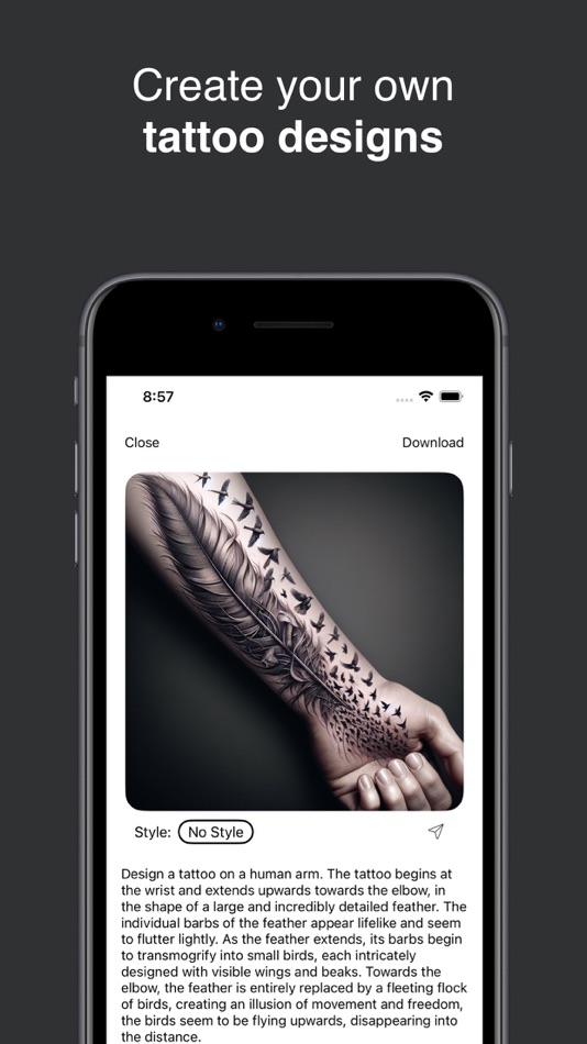 #1. Tattoo Design AI (iOS) Podle: Kawaii