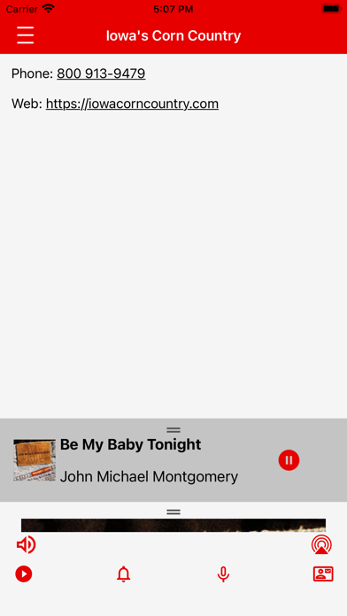 106.5 Corn Country iPhone screenshot 3 - Entertainment app