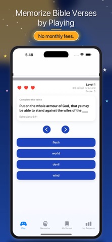 VerseMind: Memorize One Verse screenshot