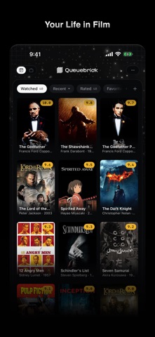 Queuebrick: Movie & TV Tracker Screenshot 1 of 8