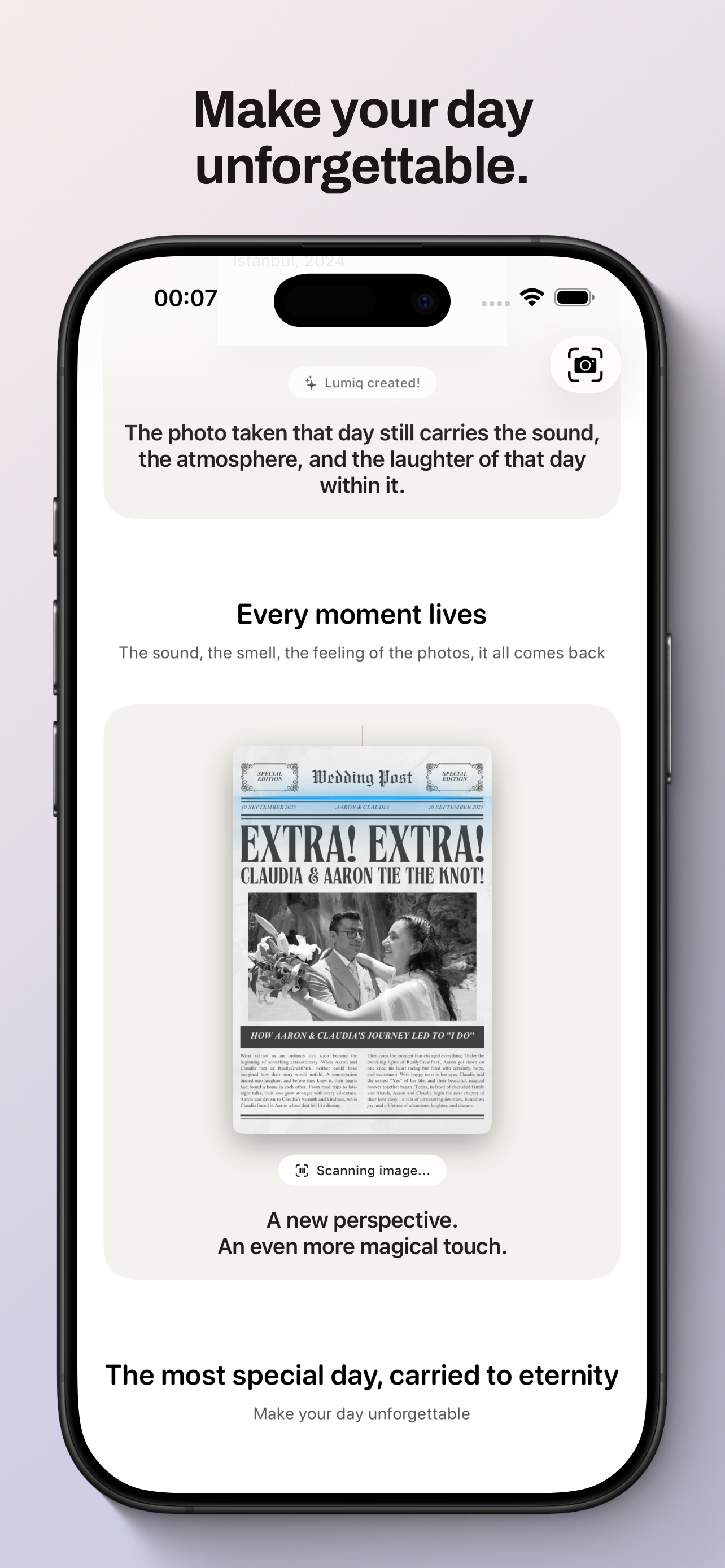 Lumiq - Scan Photo, Play Video