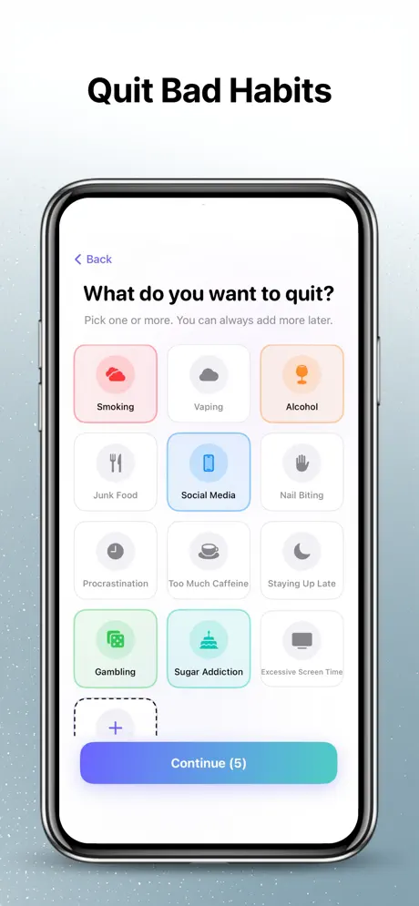 Unhabit Tracker AI Quit Habits 戒掉坏习惯 应用截图