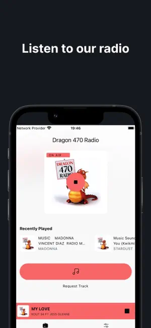 Dragon 470 Radio screenshot 1