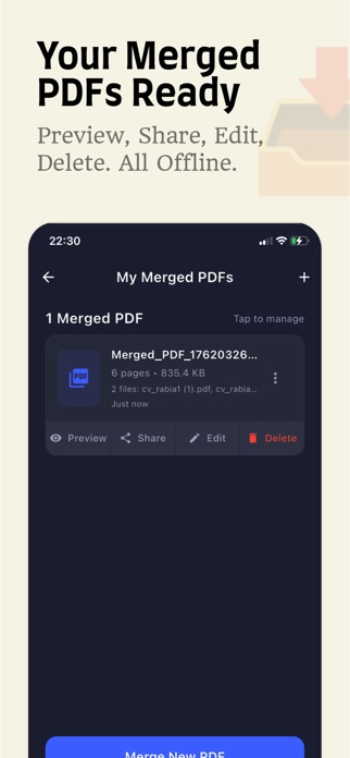 Cozy PDF Tools: Merge & Split Screenshot 5 of 9